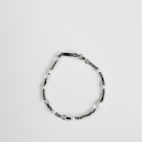 plain black bar bracelet