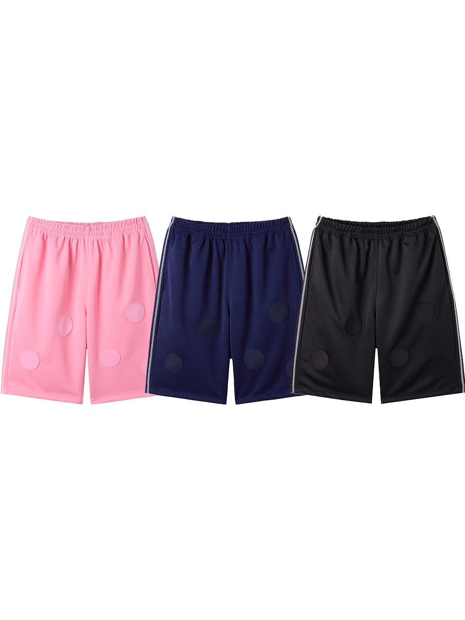 Dot patchwork pants_3color