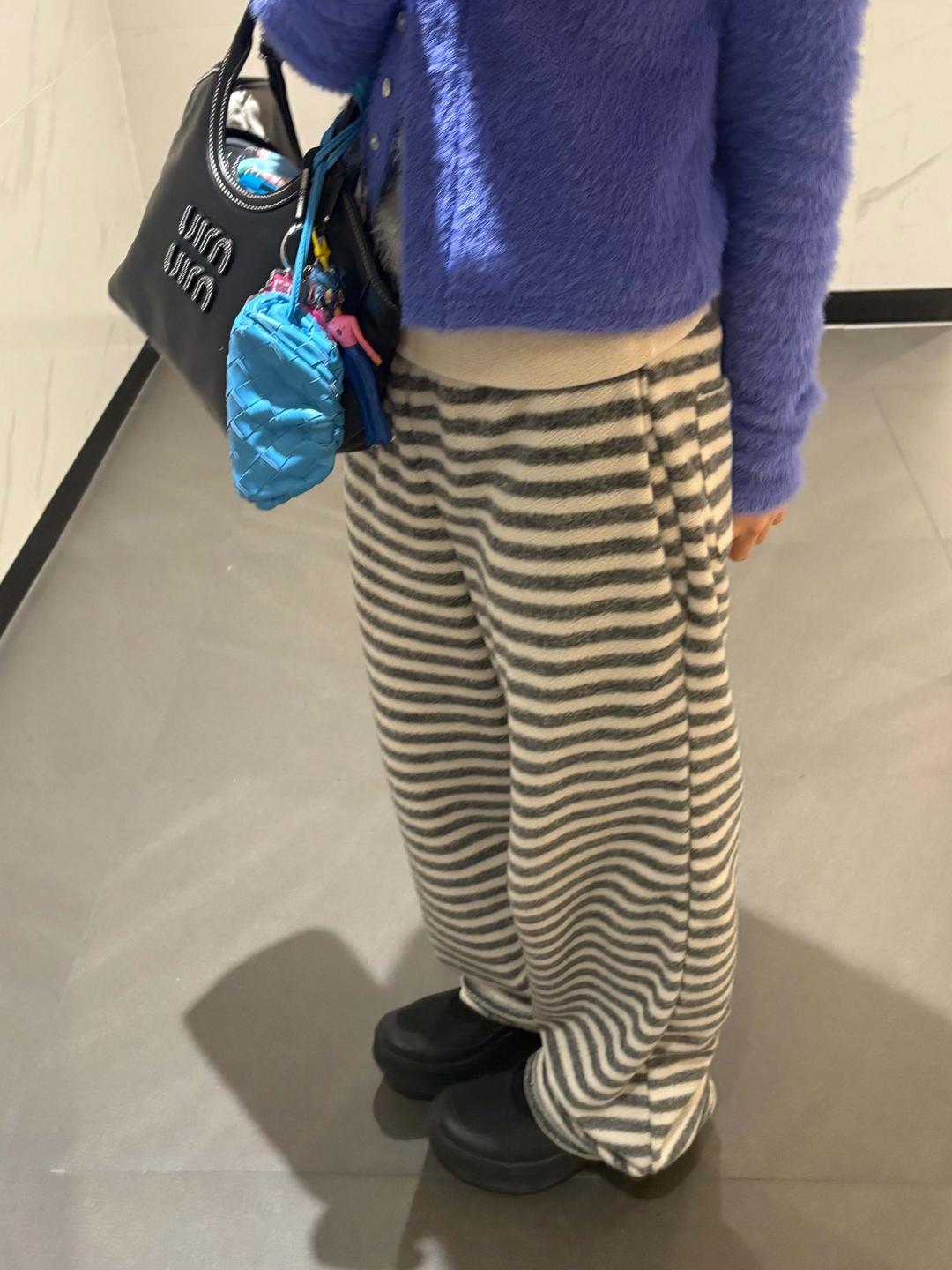 banding point stripe pants (2color)