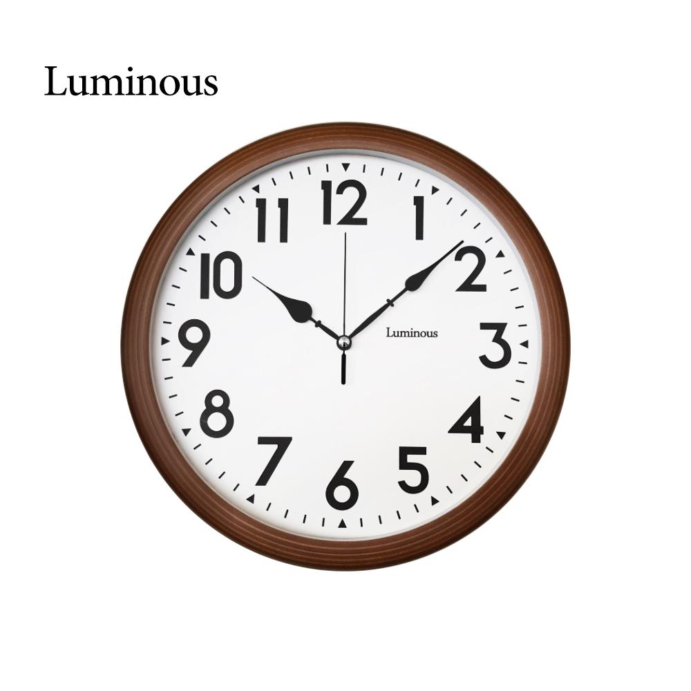 국산 루미너스 루나돔 천연원목 메탈 인테리어 사무실 벽걸이 무소음 거실 벽시계