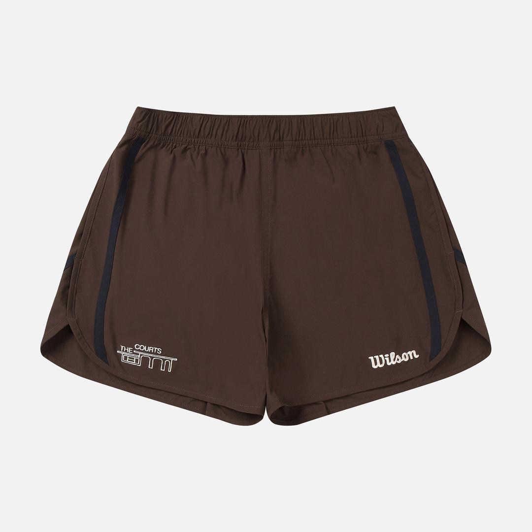 [WILSON X THE COURTS] 4인치 래쉬 쇼츠 W - S / 브라운