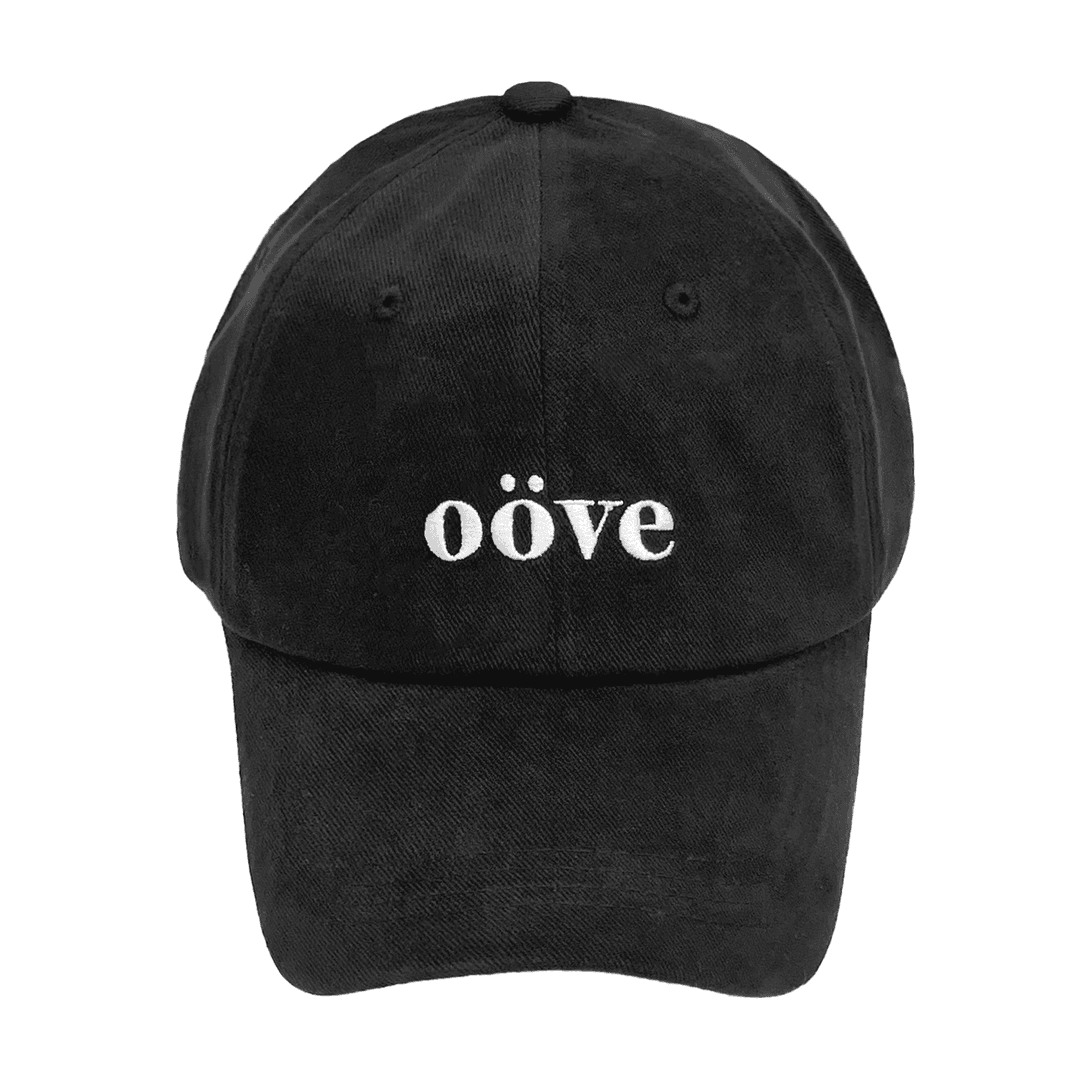 [재입고완료] oove logo cap 2 (soft black)