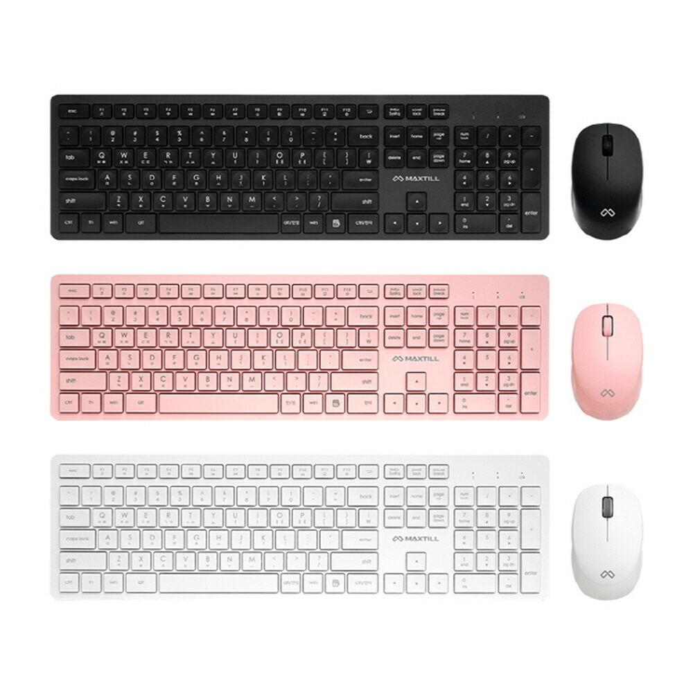 맥스틸 MK200 무선 슬림 오피스 키보드 마우스 세트