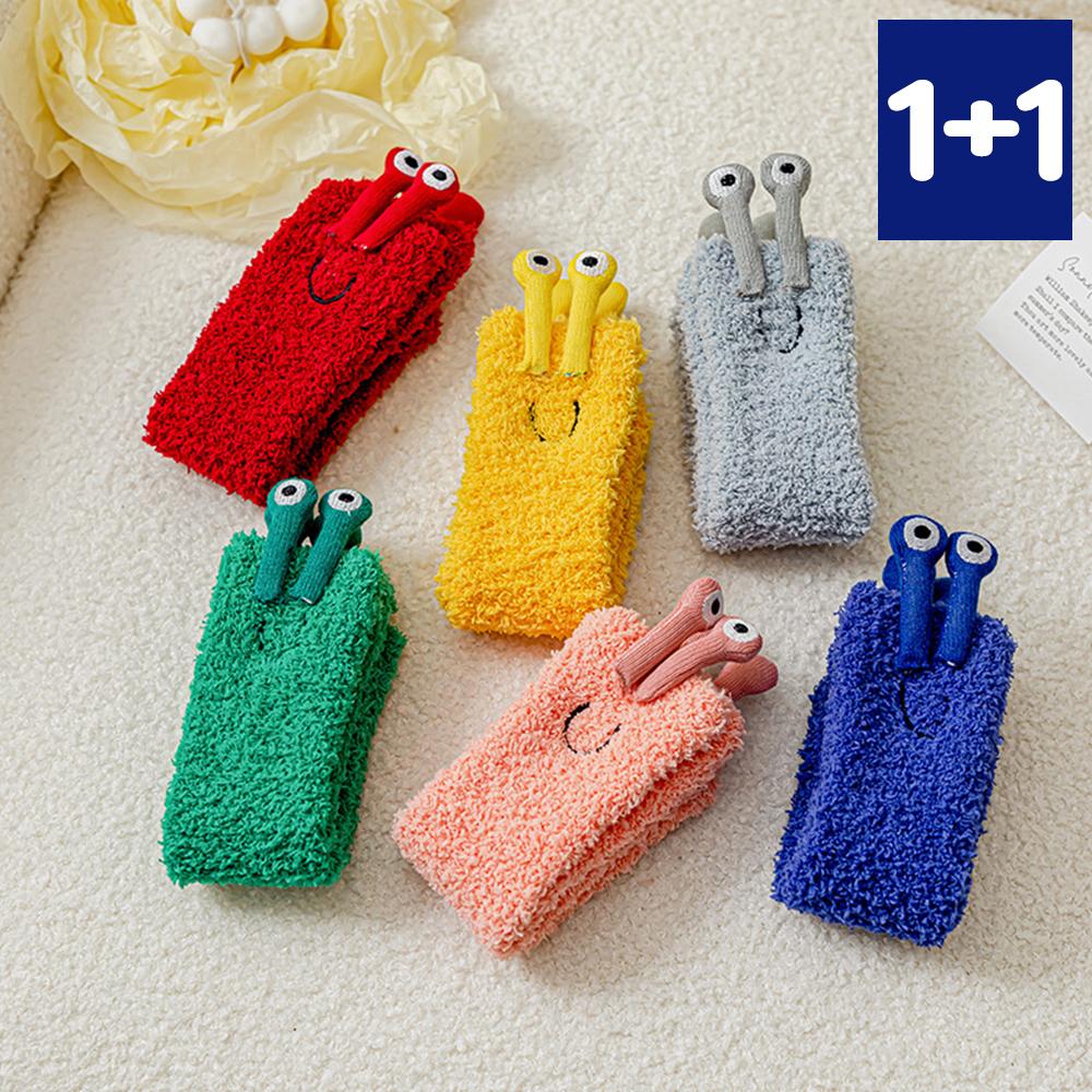 [1+1] 크레용 달퐁이 수면 양말