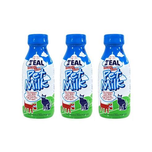 ZEAL 질 뉴질랜드산 펫밀크 강아지우유 380ml, 우유맛, 380ml, 3개