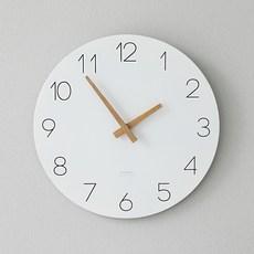 무아스 플랫우드 벽시계