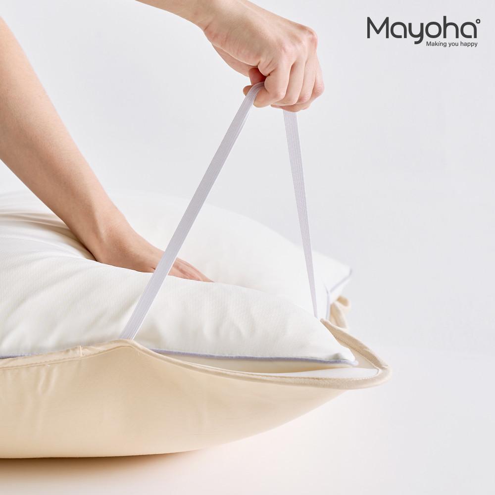 마요하 숨쉬는 순면 3D 매쉬 밴딩 베개커버 40x60 50x70