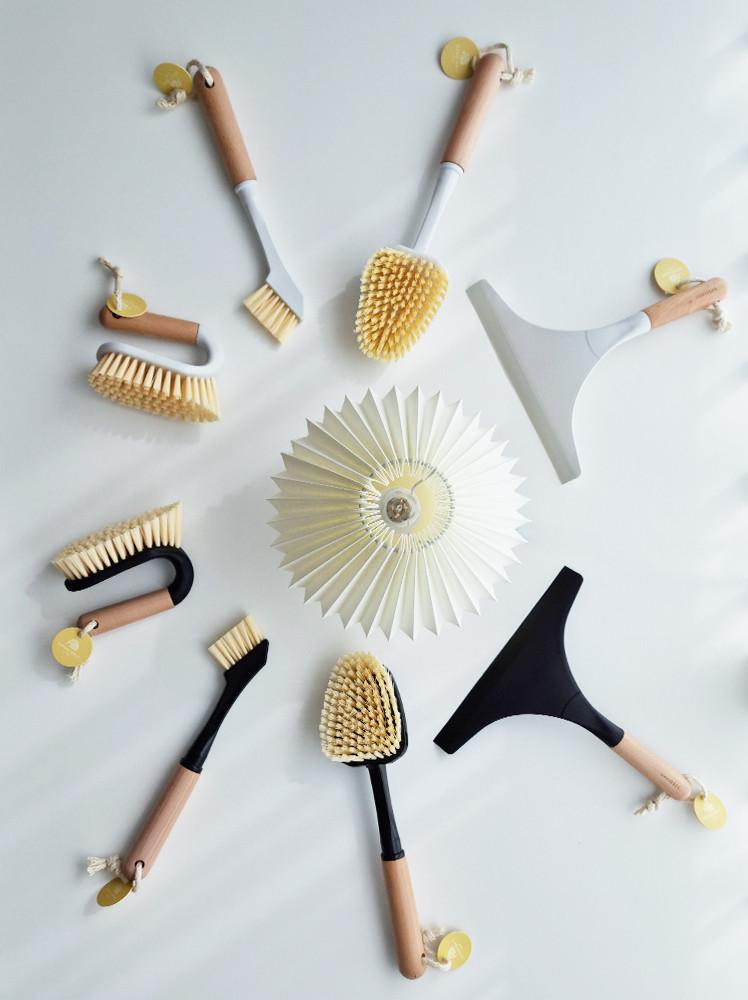 우드 욕실 화장실 청소도구 청소솔 스퀴지