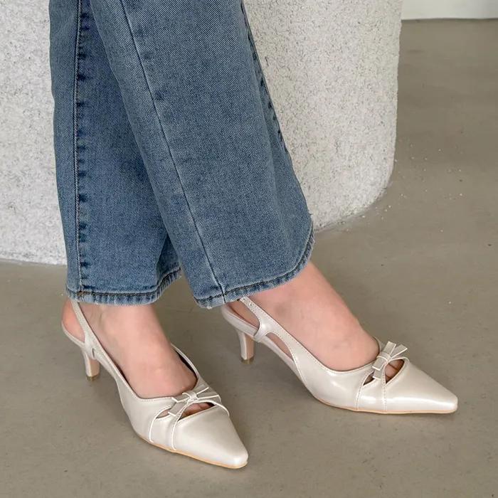 스퀘어 리본슬링백 VIF3226_6cm