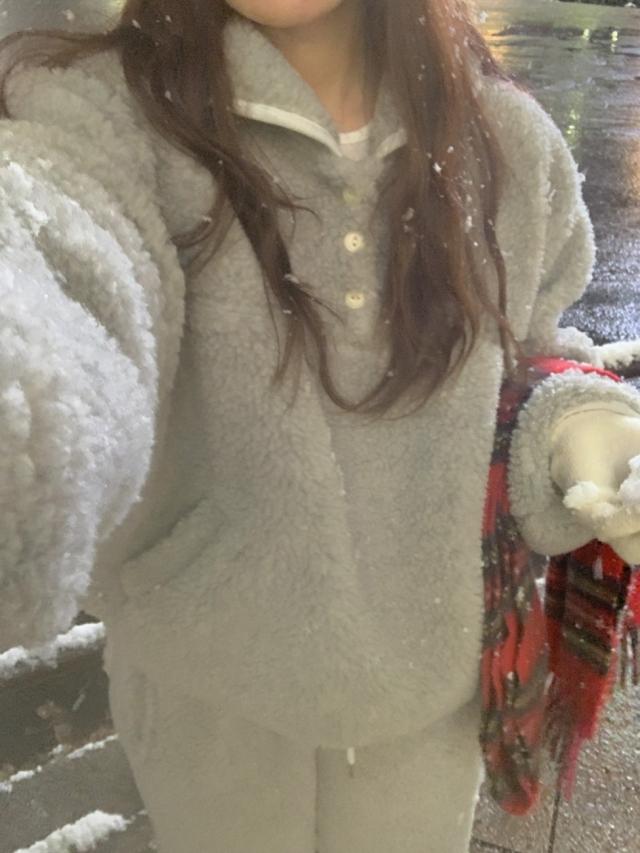 어베인 💕URBANE MADE💕 베어 오버핏 알파카 뽀글이 부클 아노락 맨투맨 /캠핑룩/여행룩(당일출고)