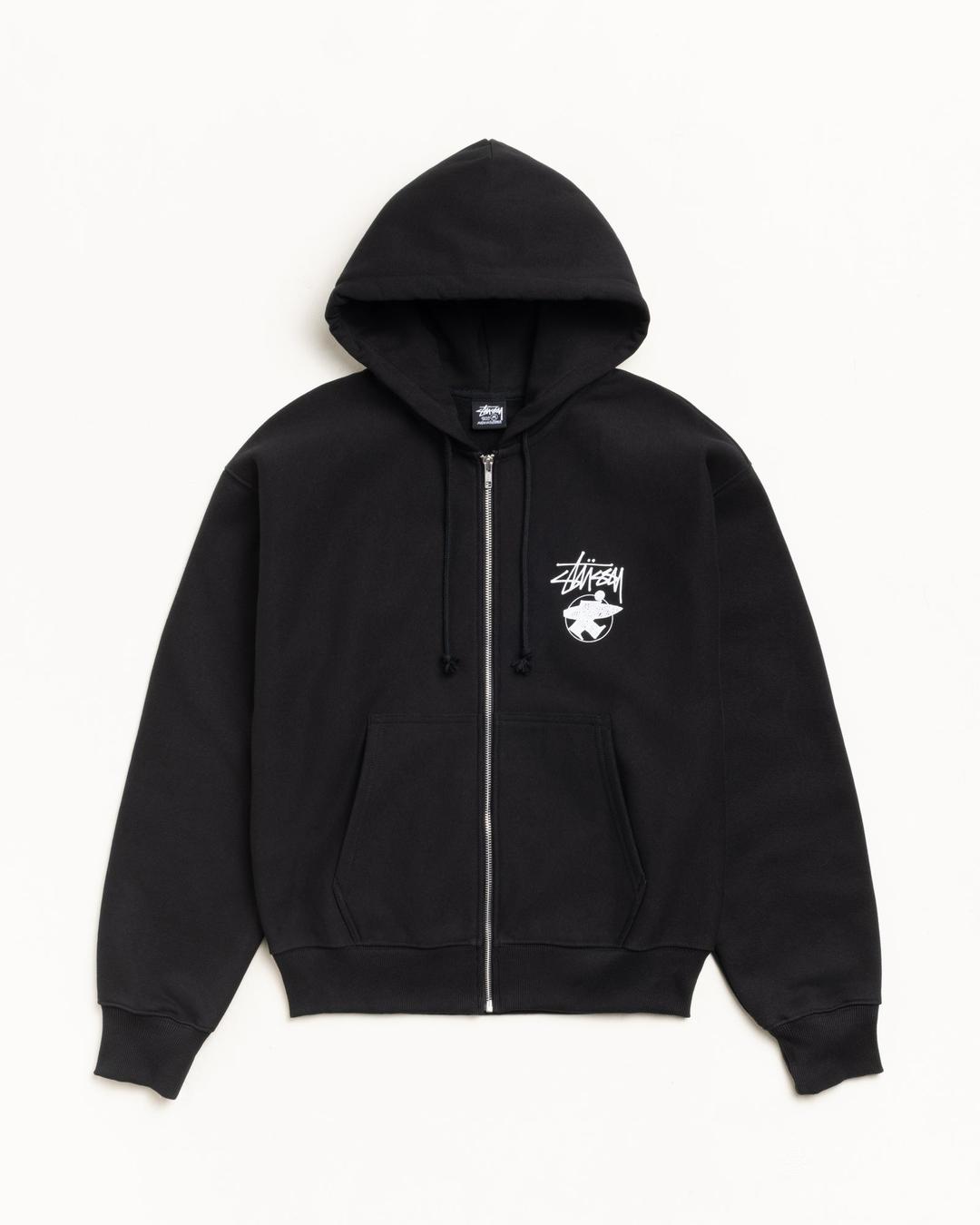 LONG HAUL ZIP HOODIE - Black / S