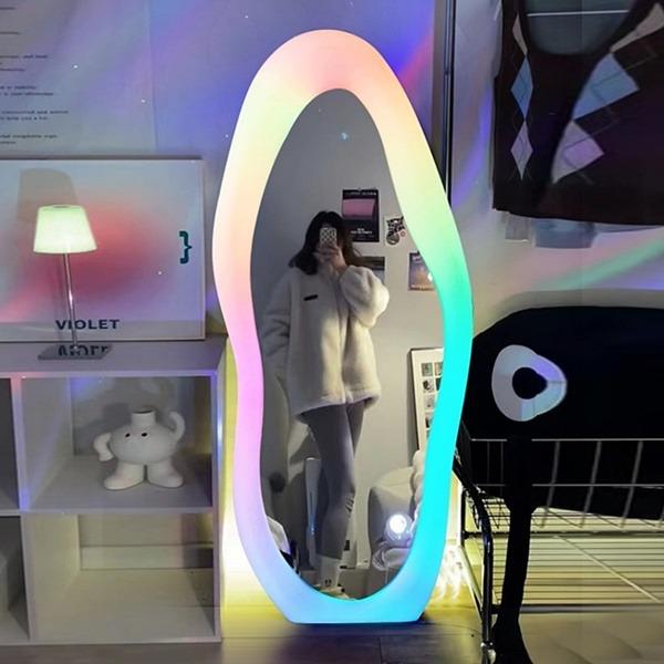 글로우 플로어 전신거울