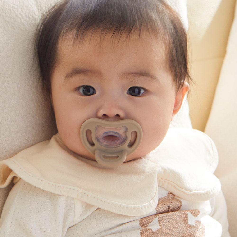 [1+1] 더블하트 노리개젖꼭지 소프트버디에코 올실리콘 전용케이스 쪽쪽이