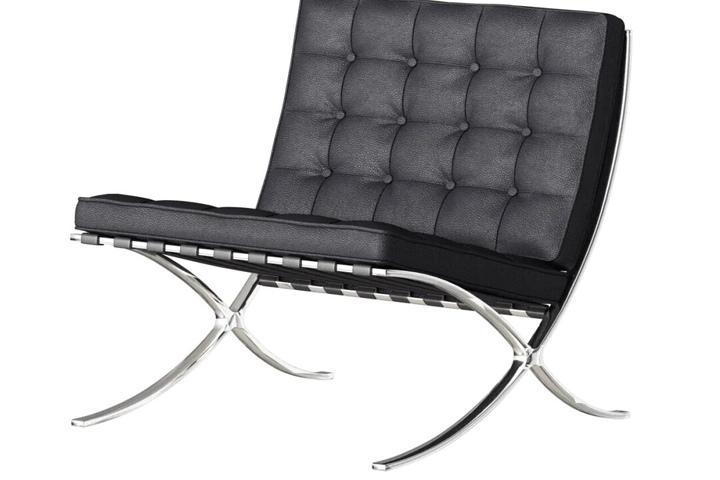 [해외] 놀 바르셀로나 체어 / Velluto (Cat. W) / 블랙 (관부가세 포함)