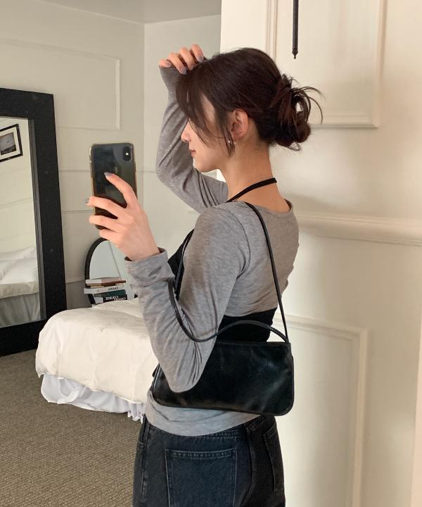 리얼코코 [레이어드✨/made] 세린 홀터넥 나시 (기본/스트랩)