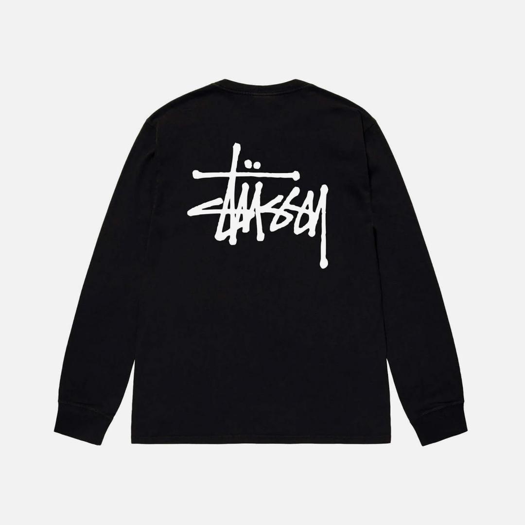 Stussy Basic Stussy LS T-Shirt Black 2024