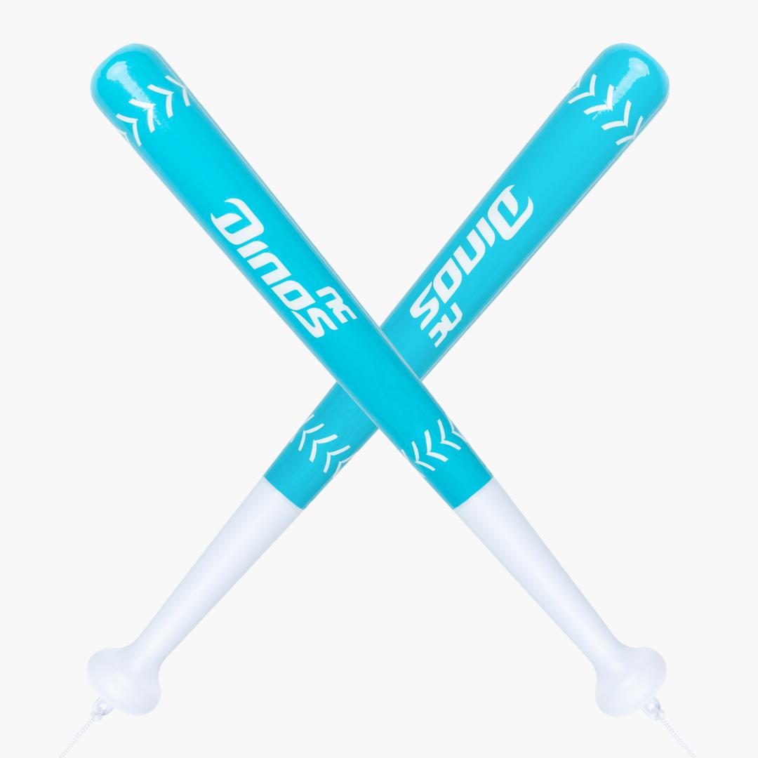 민트 플라스틱 응원배트