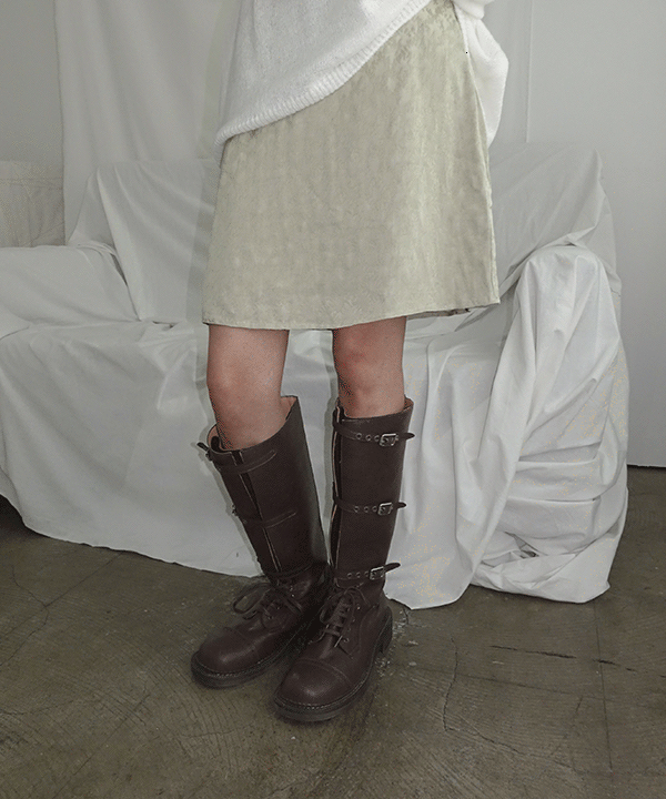 모렌트 피오니 플라워 미니 스커트