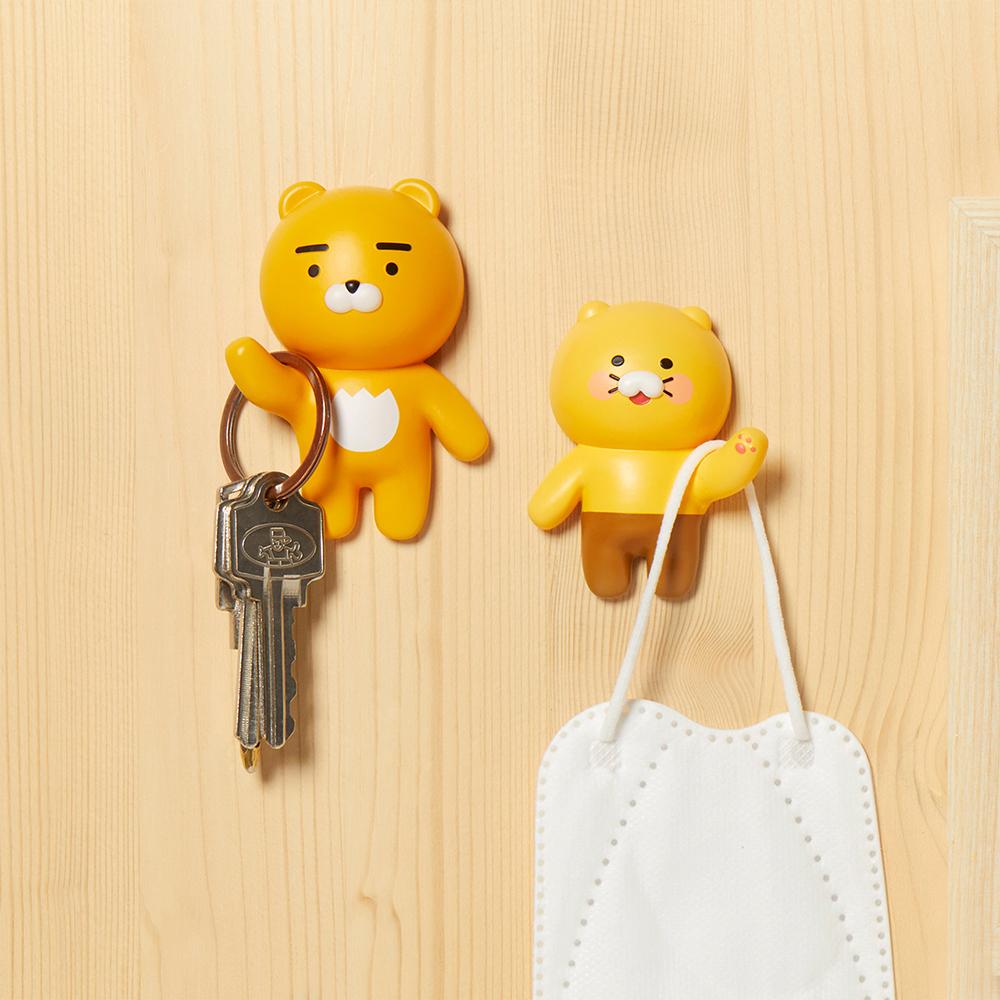 자석마스크걸이_라이언&춘식이