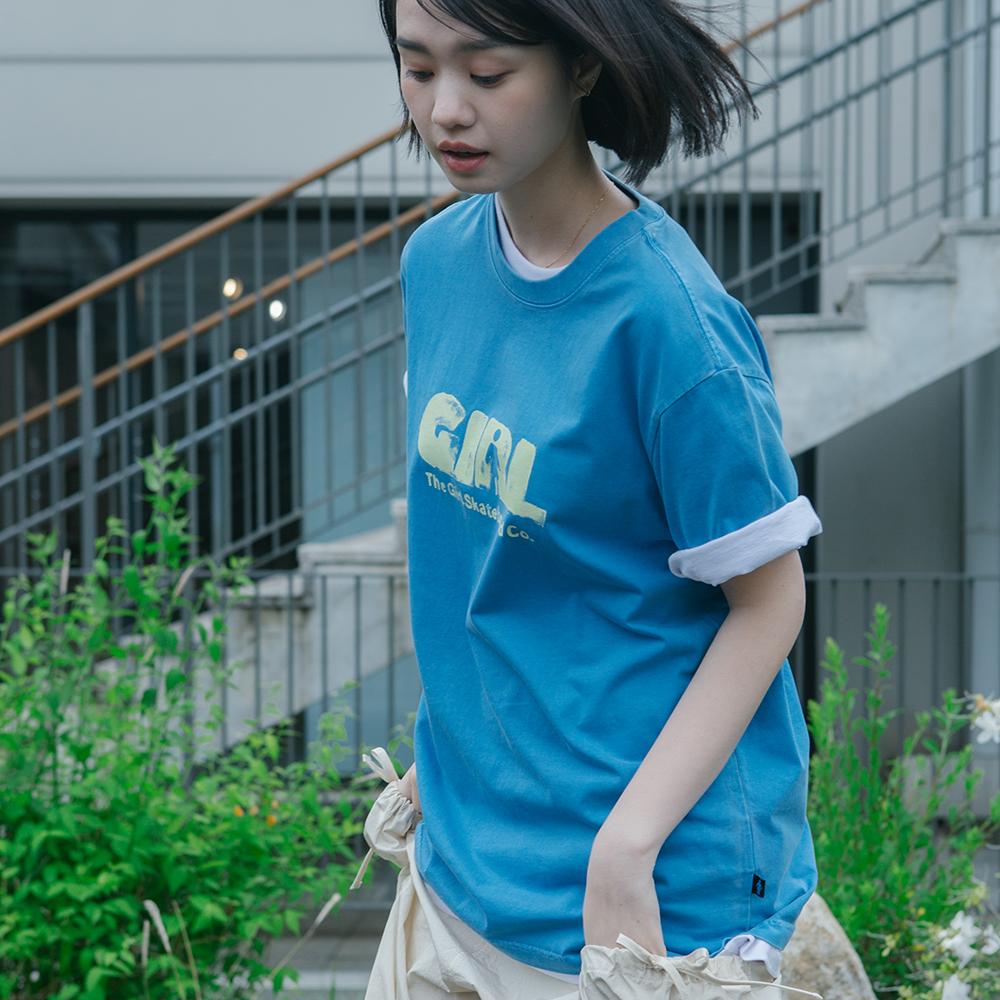 ADVERTYPE WATER PRINTING TEE blue