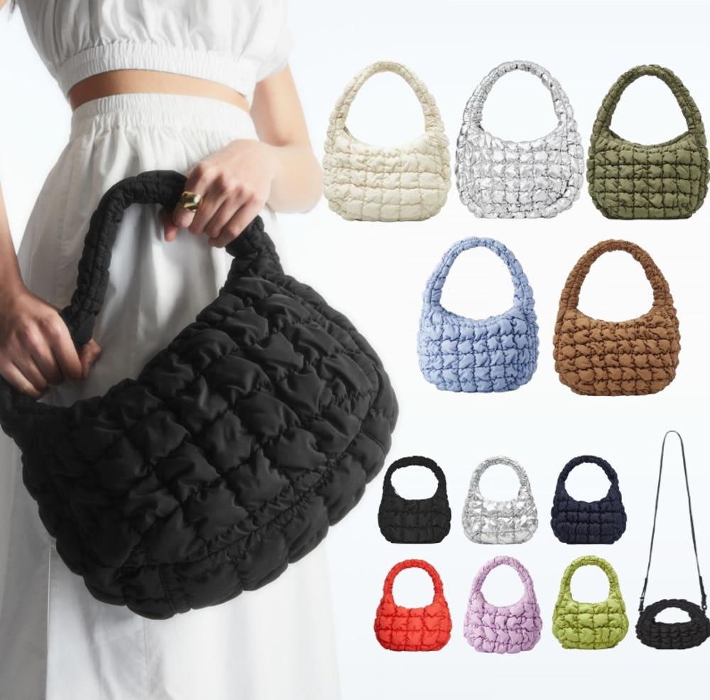 국내당일 COS 코스 퀼티드 미니백 퀼팅백 구름백 마이크로 가방