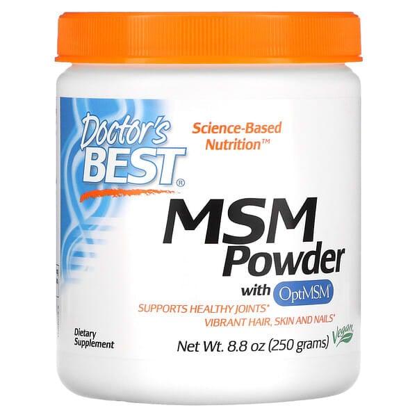 Doctor's Best, OptiMSM 함유 MSM 분말, 250g(8.8oz)