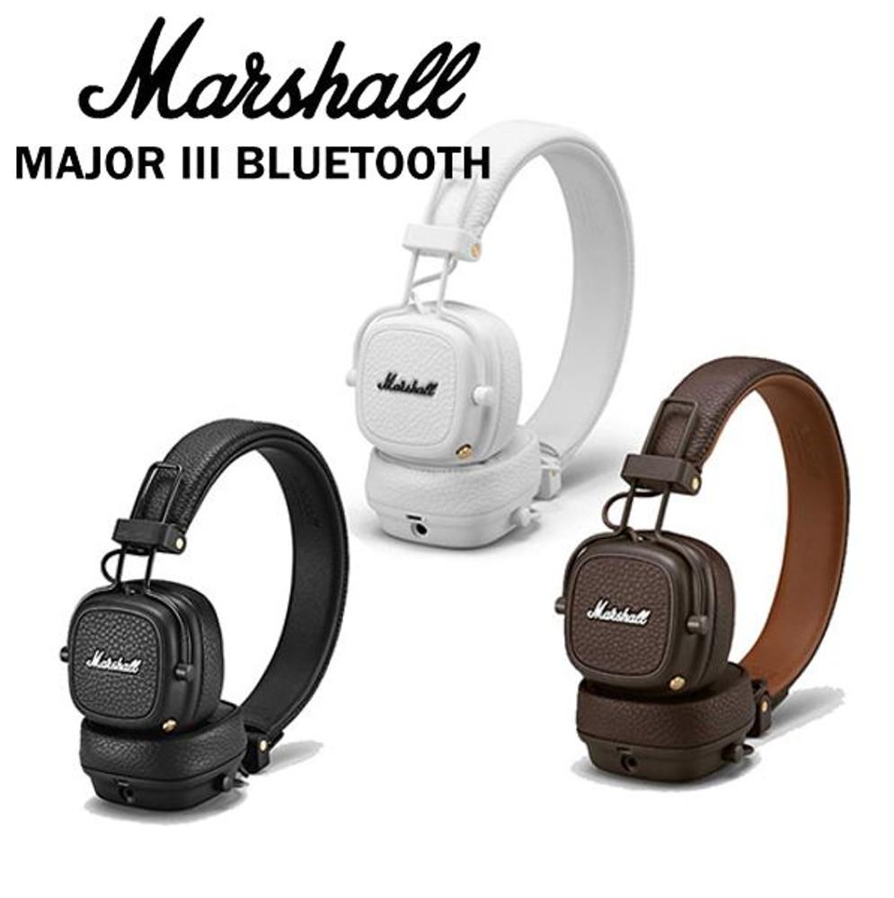 마샬 MARSHALL 메이저3 블루투스 온이어 무선 블랙 브라운 화이트 헤드폰 헤드셋