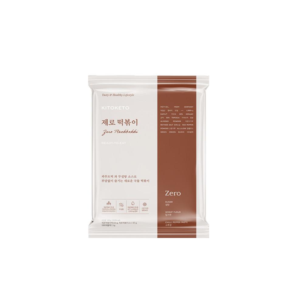 [키토케토] 제로떡볶이 설탕X 밀가루X 고추장X 260칼로리 저칼로리 국물떡볶이 [원산지:상세설명에 표시]