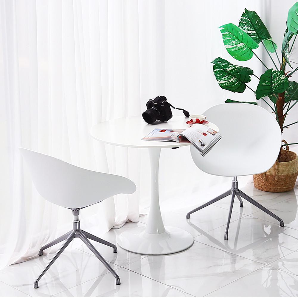 안나 아티보 회전의자 카페 티 테이블세트 2인용 원형 식탁 세트
