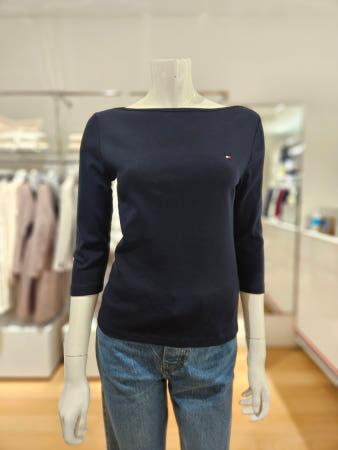 이런 상품 어때요? [T22F0TTO001WT1]  슬림 보트넥 티셔츠