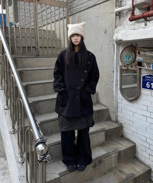 울 9 홀드 하프 코트