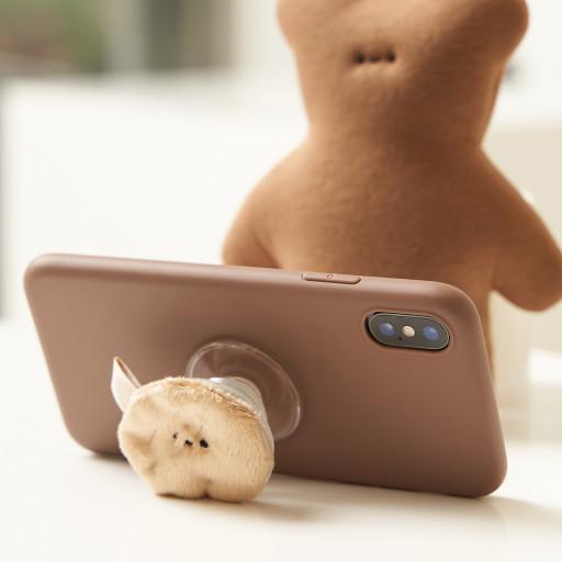 피스마이너스원 Peaceminusone Phone Pop Up Grip #3 Black - 위시버킷