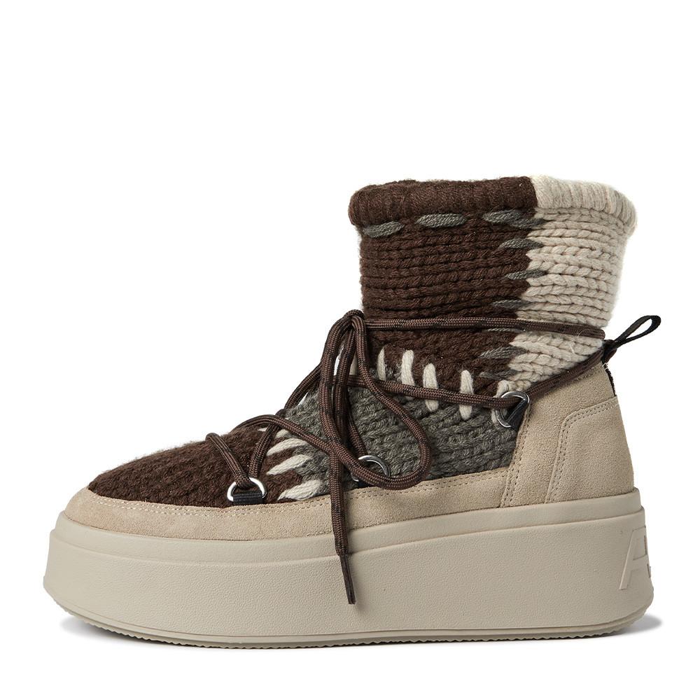 [공식] ASH(아쉬) MOVE 무브 니트 패딩 부츠 (AD4D01022/KH)