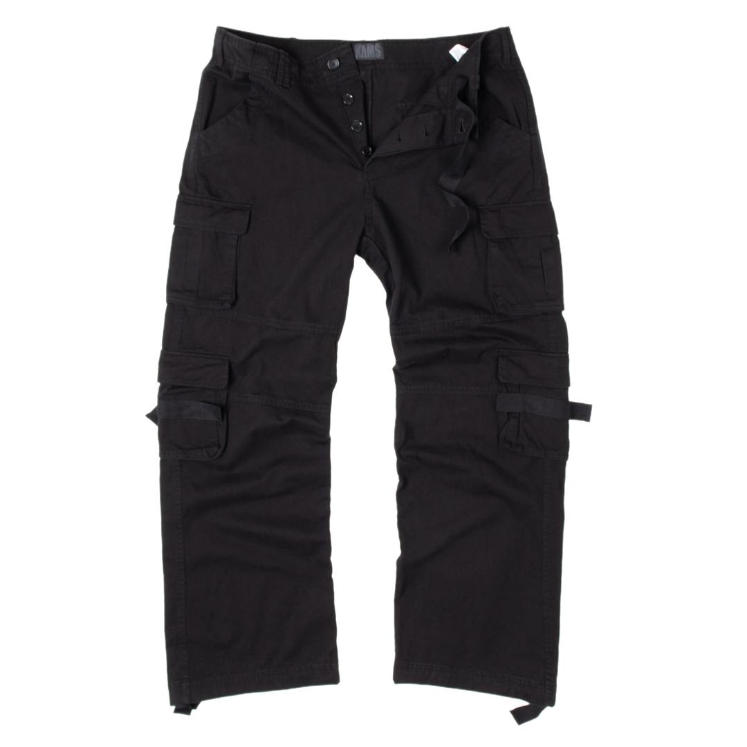 PROJECT 02 BLACK VINTAGE CARGO PANTS
