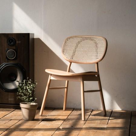 비스트로 라탄 우드 체어/내추럴