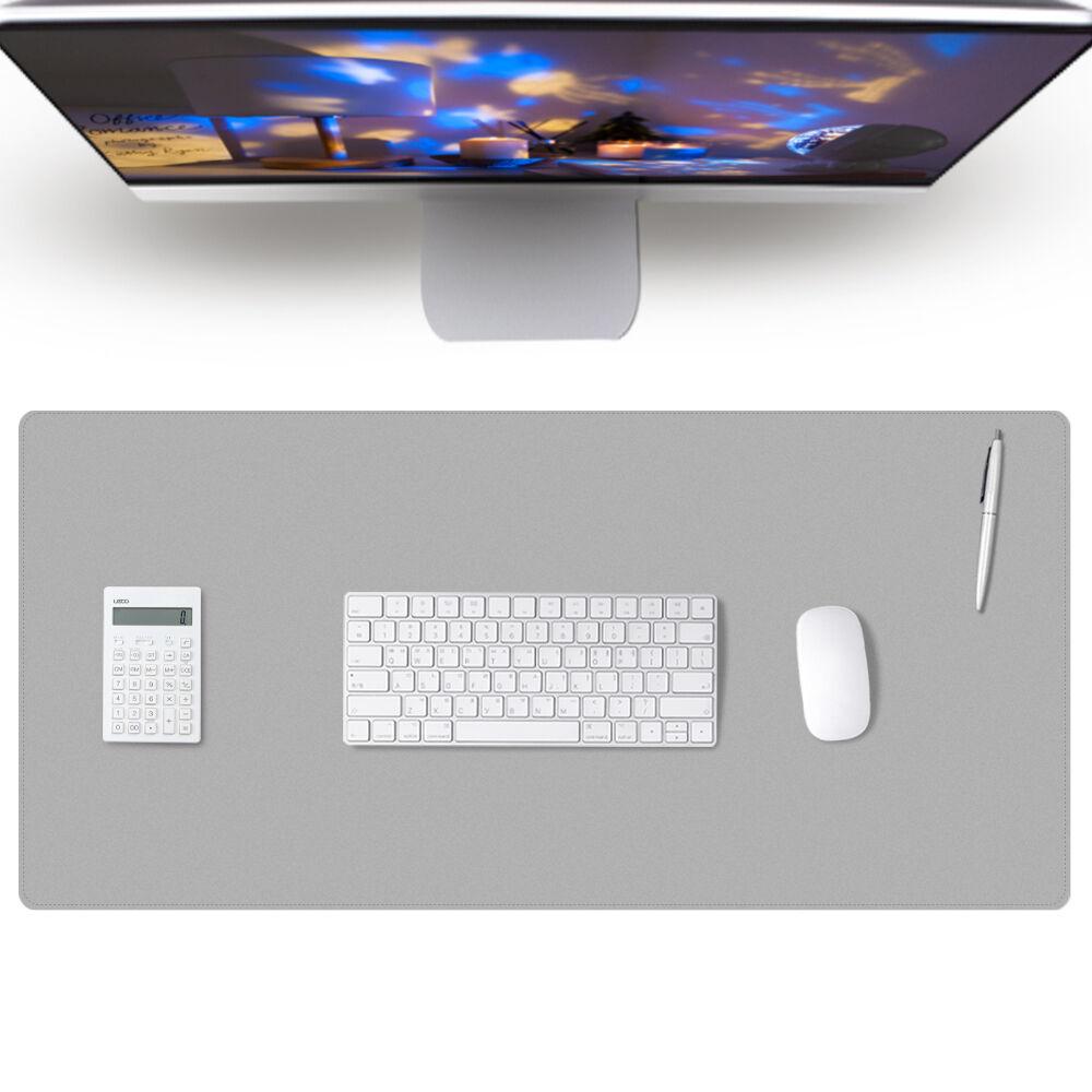 레토 가죽 마우스 장패드 데스크패드 (그레이,화이트) LMP002XL