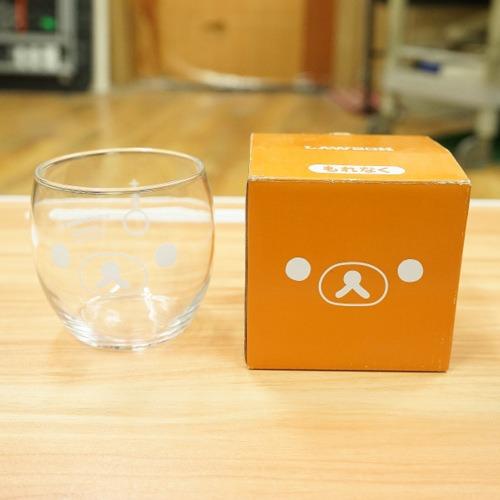 2016 san-x 리락쿠마 x 로손 유리 찻잔 (2개 입고)