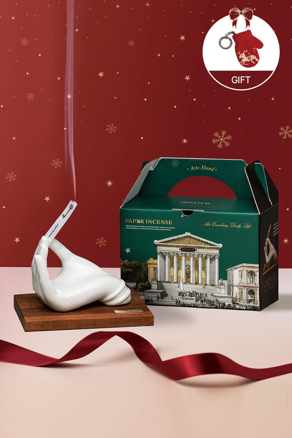 [홀리데이 키링증정] "연말선물\" 페이퍼 인센스&아르테 핸드 선물세트 (+코끼리성냥)
