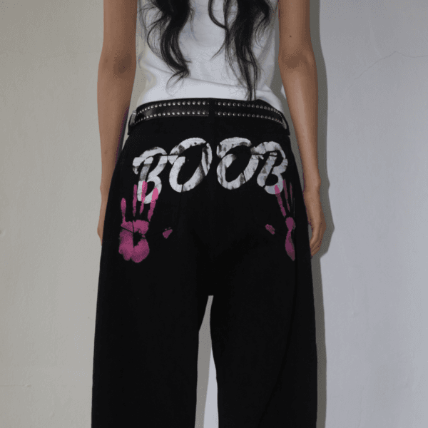 BOOB Painted Jean (BLACK)