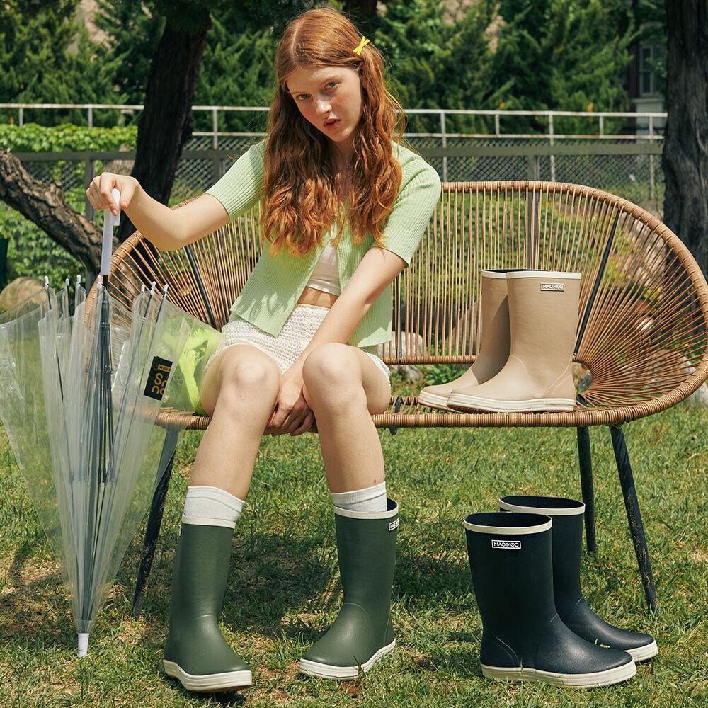 Sonagi 3Color 방수 장화 레인부츠 3Cm