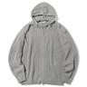 UB Basic Knit Hood Zip-Up_Gray_KN122