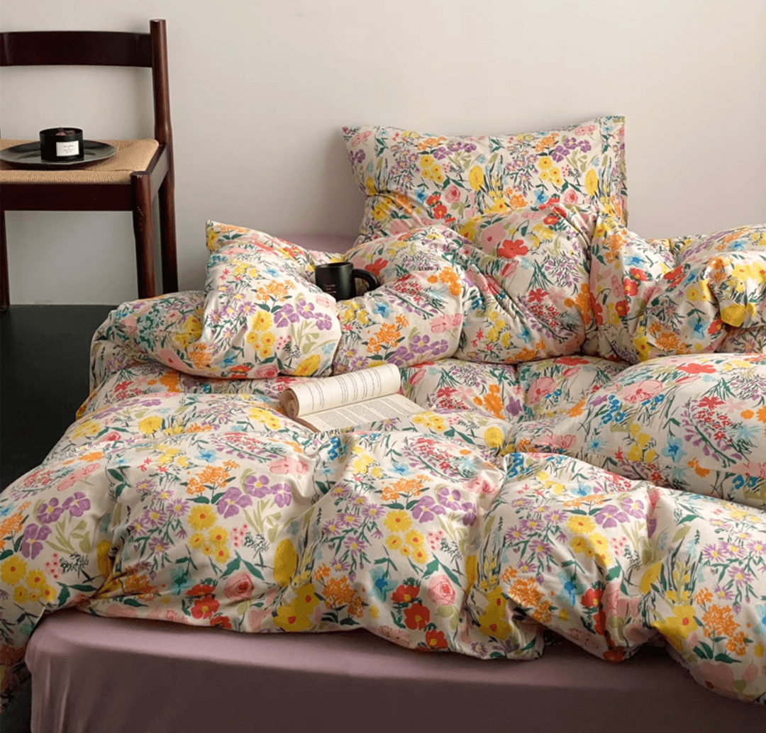 프루스트 가든 꽃무늬이불 호텔식 사계절 순면 침구세트