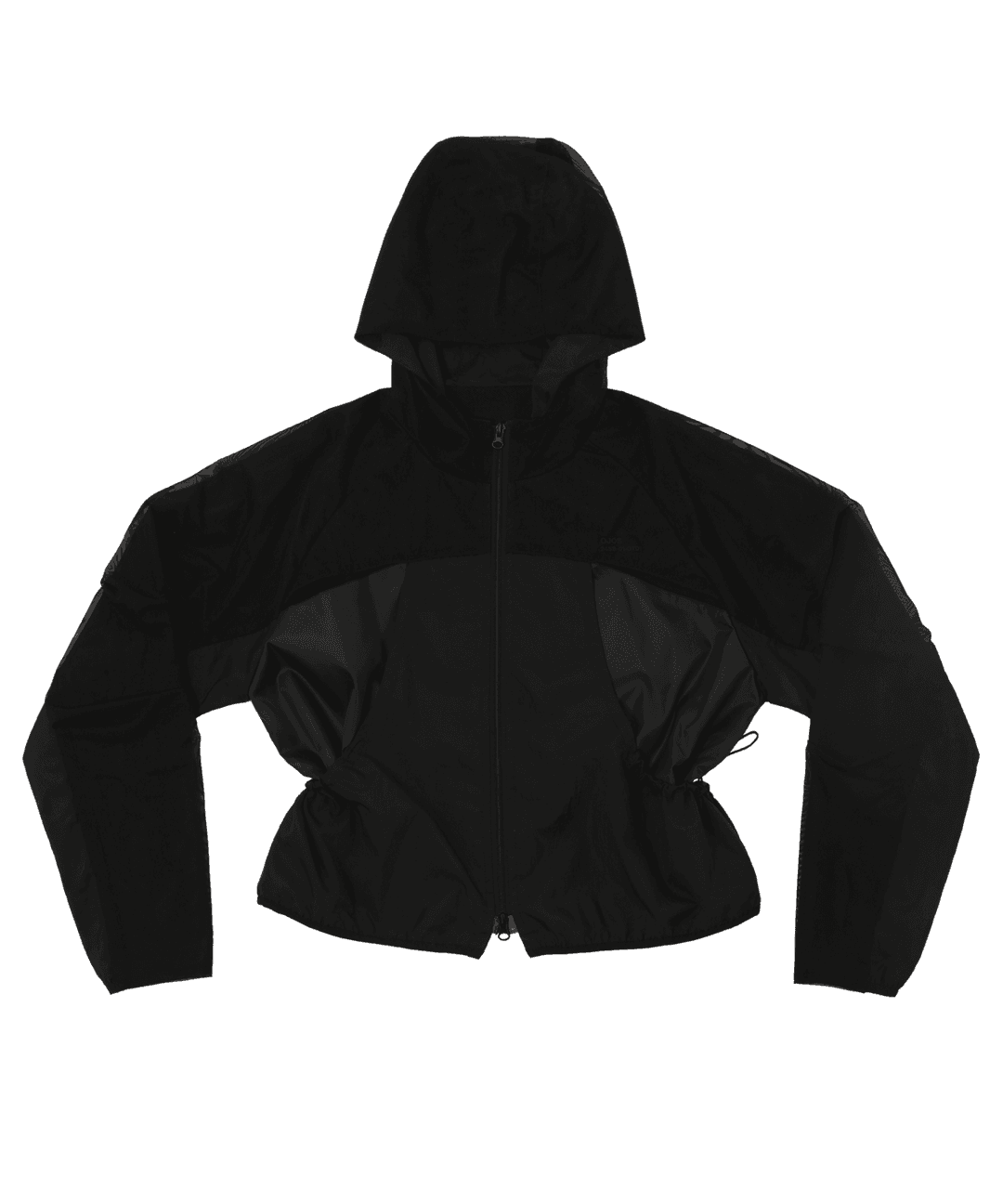 Double Layered Windbreaker / Black