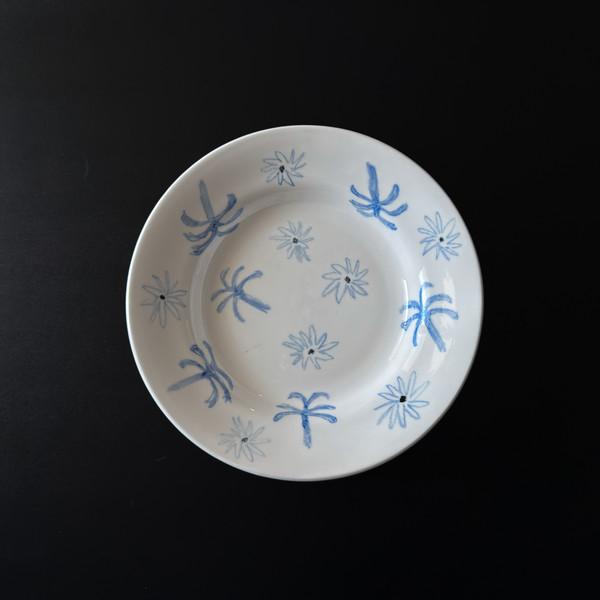 blue hawaii pasta plate