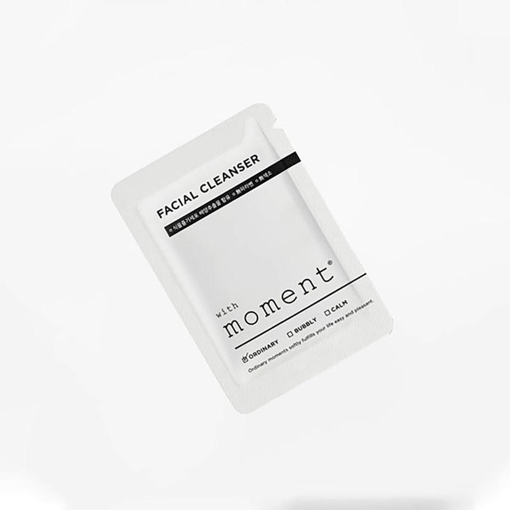 위드모먼트 선크림 클렌징폼 일회용 폼클렌징 휴대용 여행용 세안제3ml