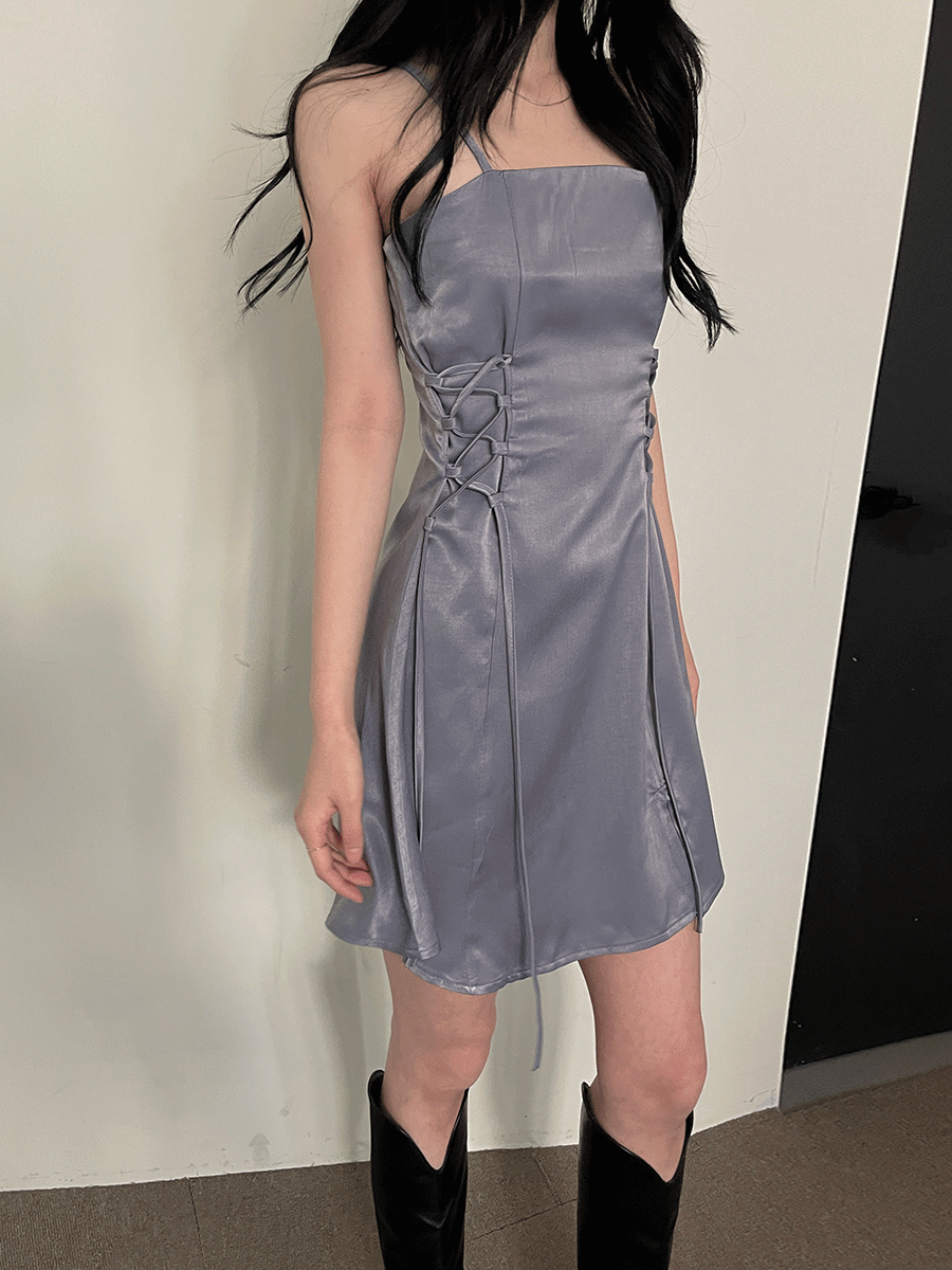 실키 코르셋 원피스 (2color)
