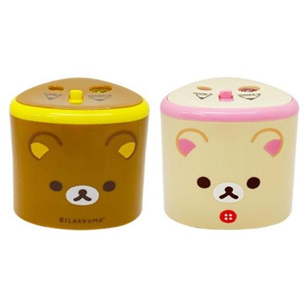 리락쿠마 아동 초등학생 어린이 듀얼 자동 연필깎이 (2type)