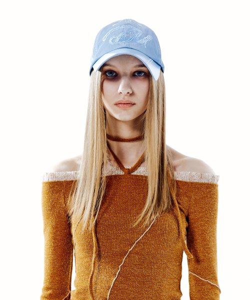 지초이 [PARCO EDITION] LOGO CAP (PALE BLUE) - 위시버킷