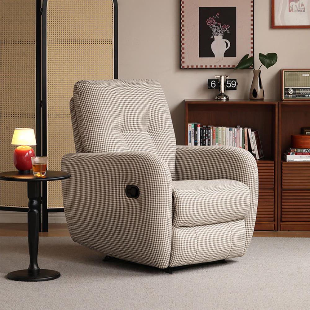 예스우드 벨지안 클래식 1인용 리클라이너 소파 거실소파 안락소파 서재용소파