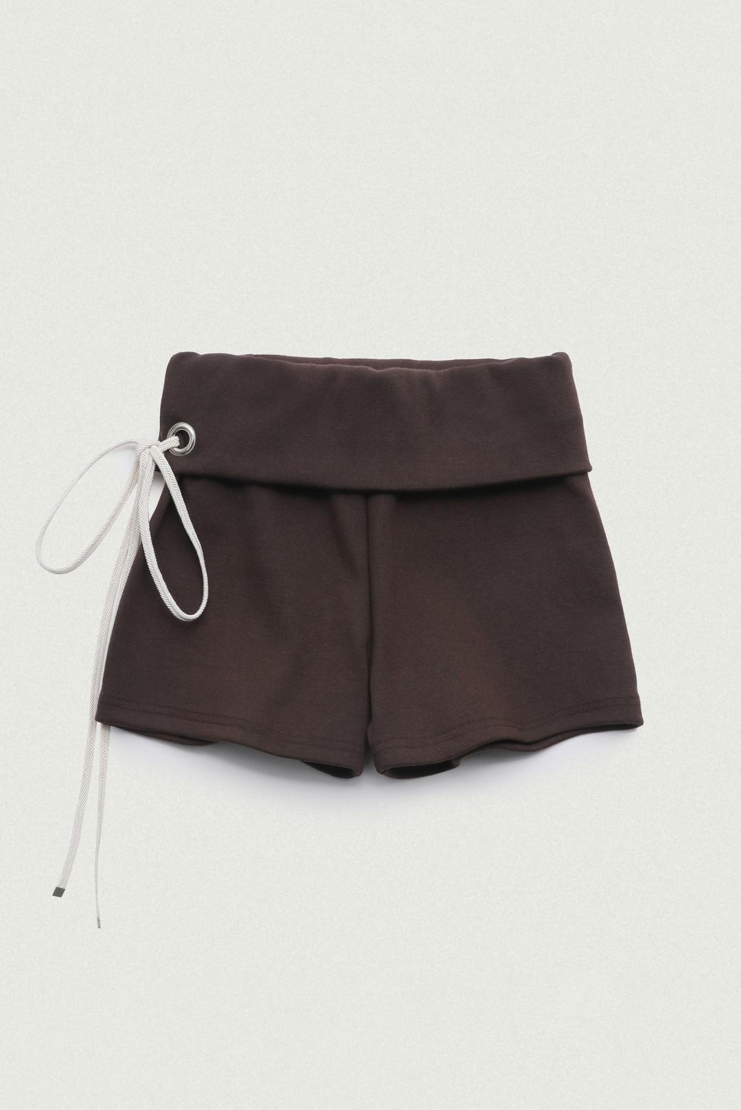 Symbol logo short pants (Brown)
